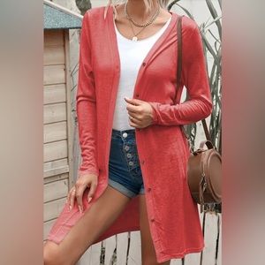 New, never worn lightweight duster